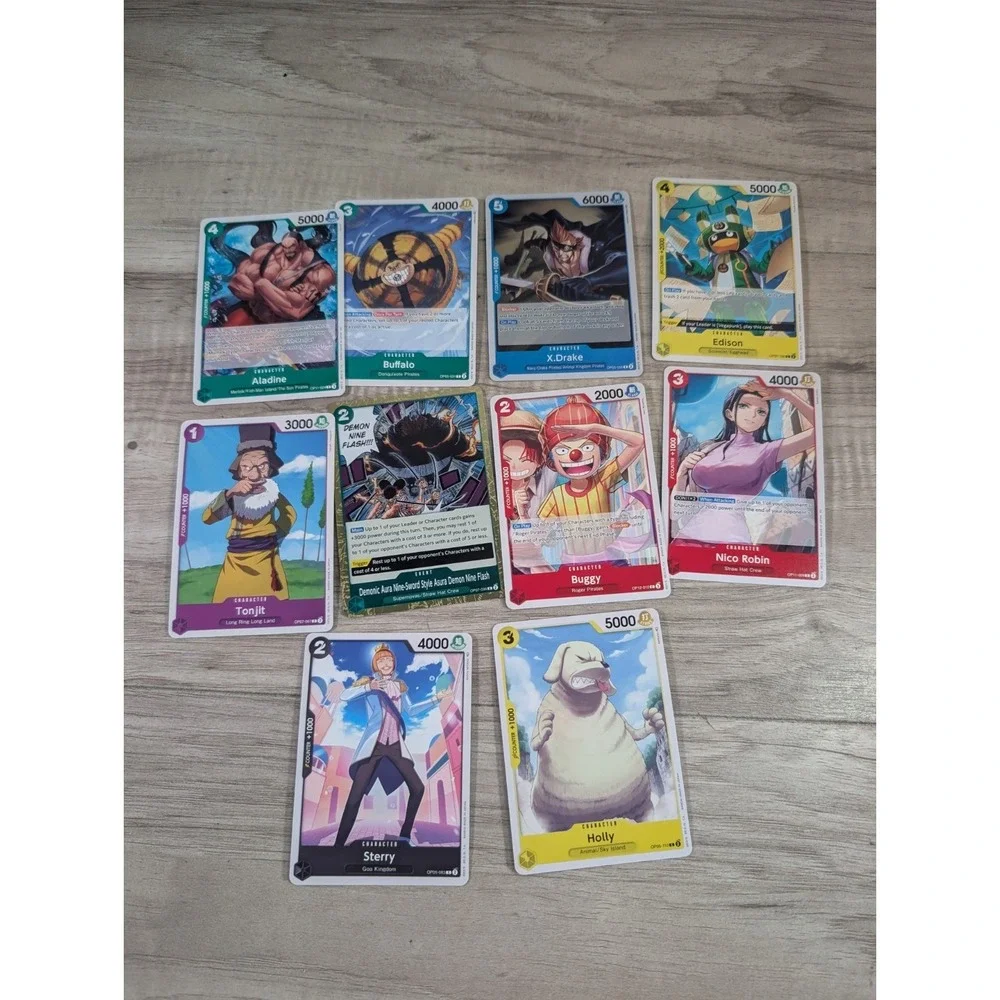 One Piece Card Game Lot Of 70